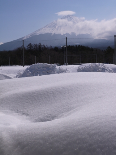 道の駅 なるさわの富士山の写真2