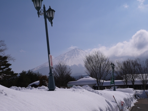 道の駅 なるさわの富士山の写真5