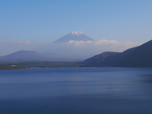 本栖湖の富士山の写真10
