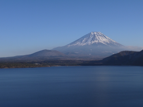 本栖湖の富士山の写真5