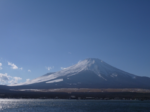 山中湖親水公園の富士山の写真1
