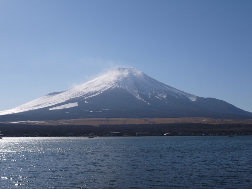 山中湖親水公園の富士山の写真3