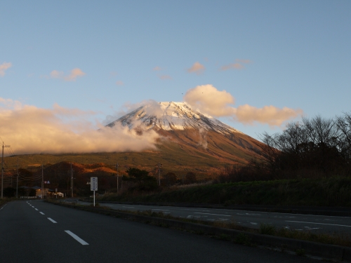 富士工業道路の富士山の写真3