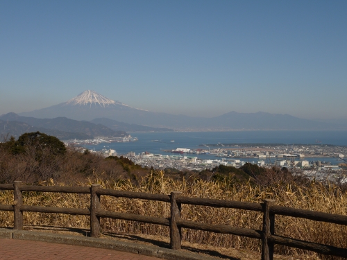 日本平　山頂吟望台の富士山の写真2