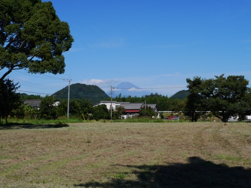 城池親水公園の富士山の写真1