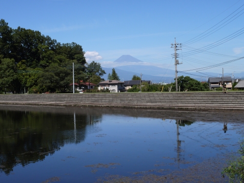 城池親水公園の富士山の写真3
