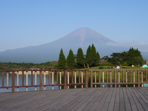 田貫湖の富士山の写真4