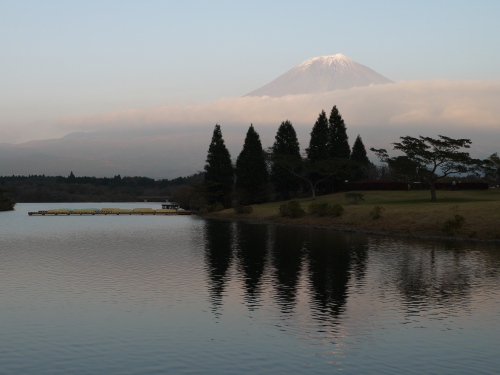 田貫湖の富士山の写真8