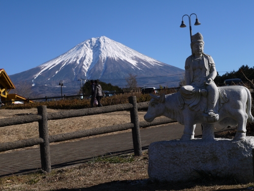 富士ミルクランドの富士山の写真1