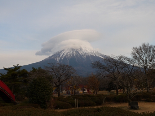 もちや遊園地の富士山の写真6
