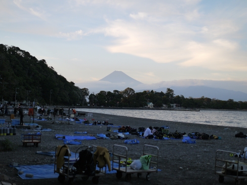 大瀬崎の富士山の写真4