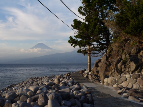 西伊豆歩道大瀬崎コースの富士山の写真6