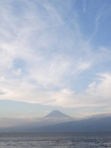 西伊豆歩道大瀬崎コースの富士山の写真1