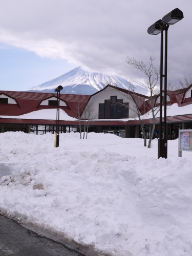 道の駅 朝霧高原の富士山の写真1