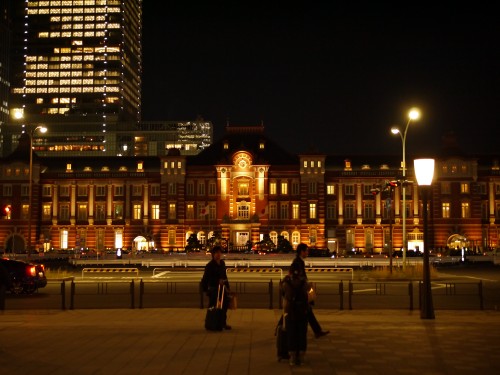 東京駅（丸の内口）の夜景8